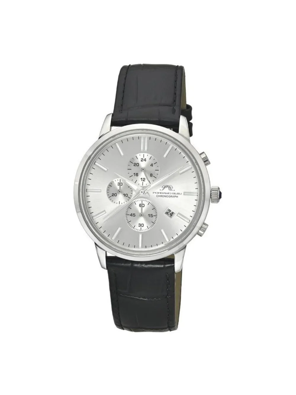 NWT Porsamo Bleu Aura Chronograph Silver-tone Dial Men's Watch